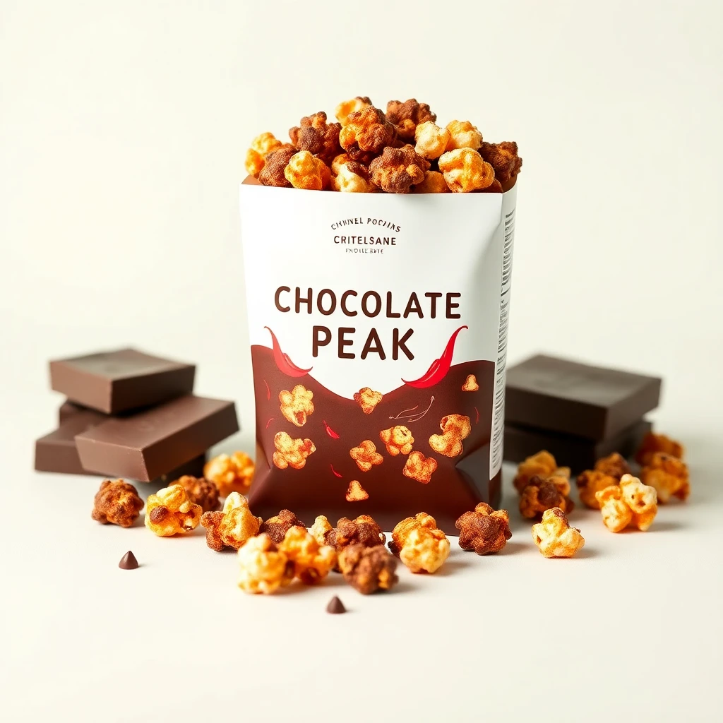 Chilli Chocolate Popcorn (Swicy Peak) countdown image for SNACKS timeline