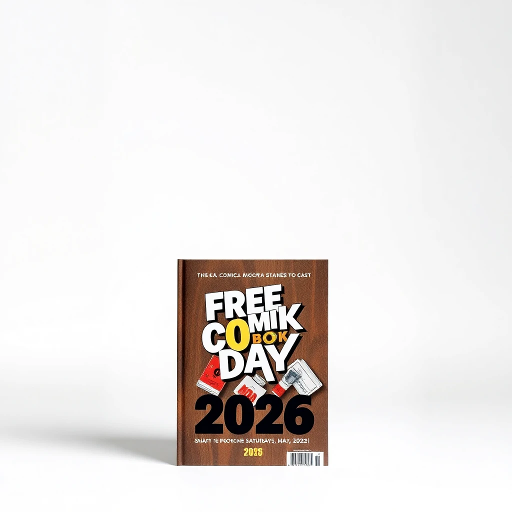 Free Comic Book Day 2026 countdown image for COMICS timeline