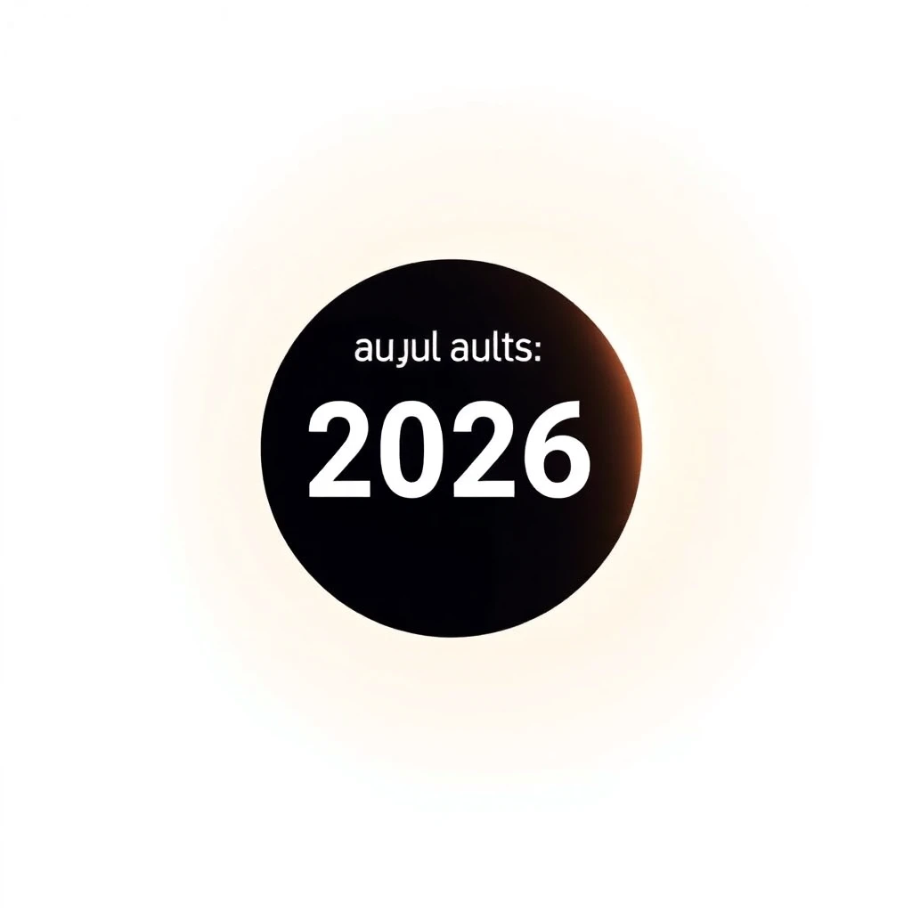 Solar Eclipse August 2026 countdown image for SPACE timeline