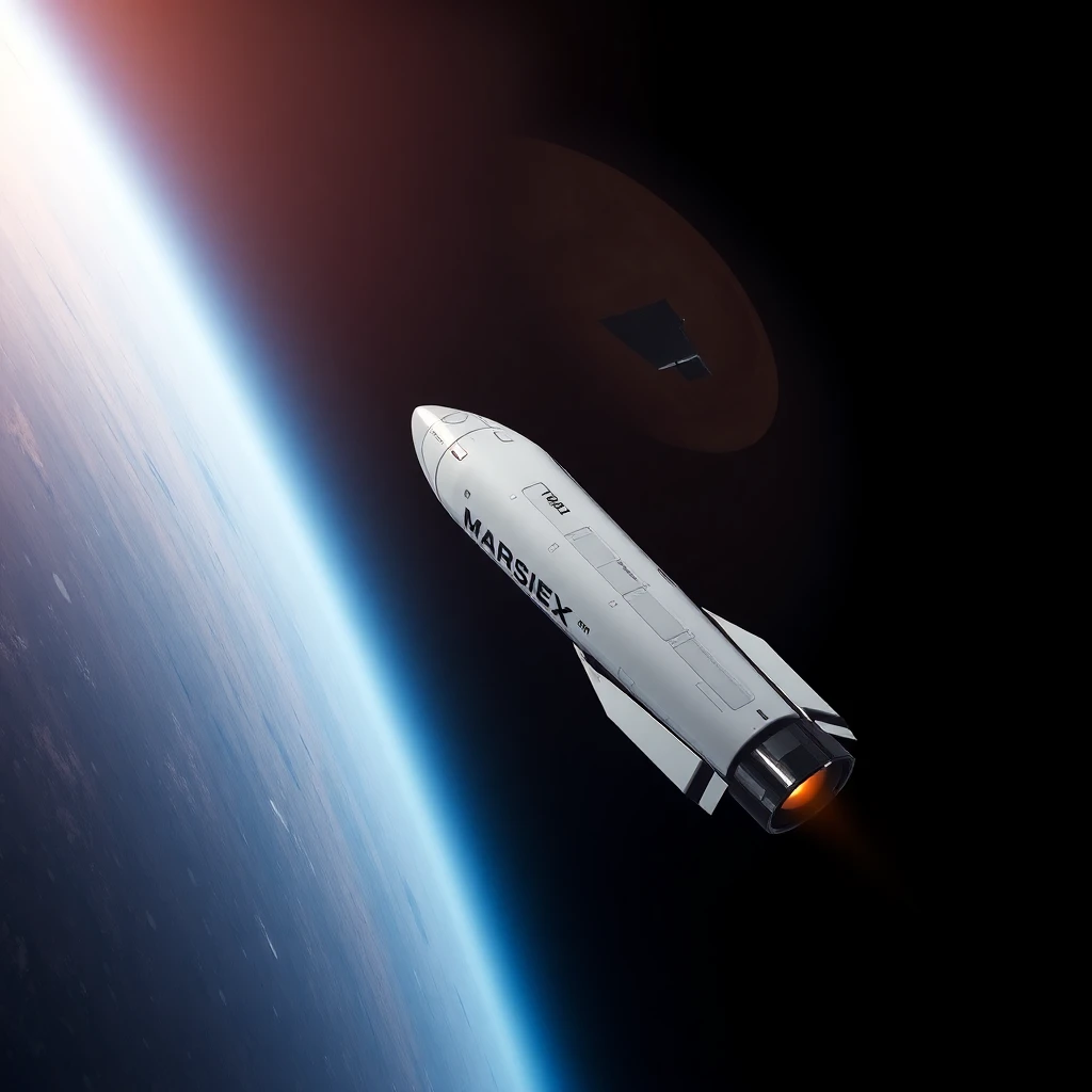 SpaceX Starship 'Mars Cargo' Window countdown image for SPACE timeline